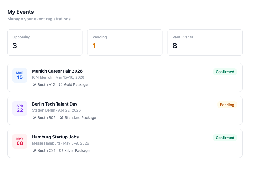 Effortless Event Participation