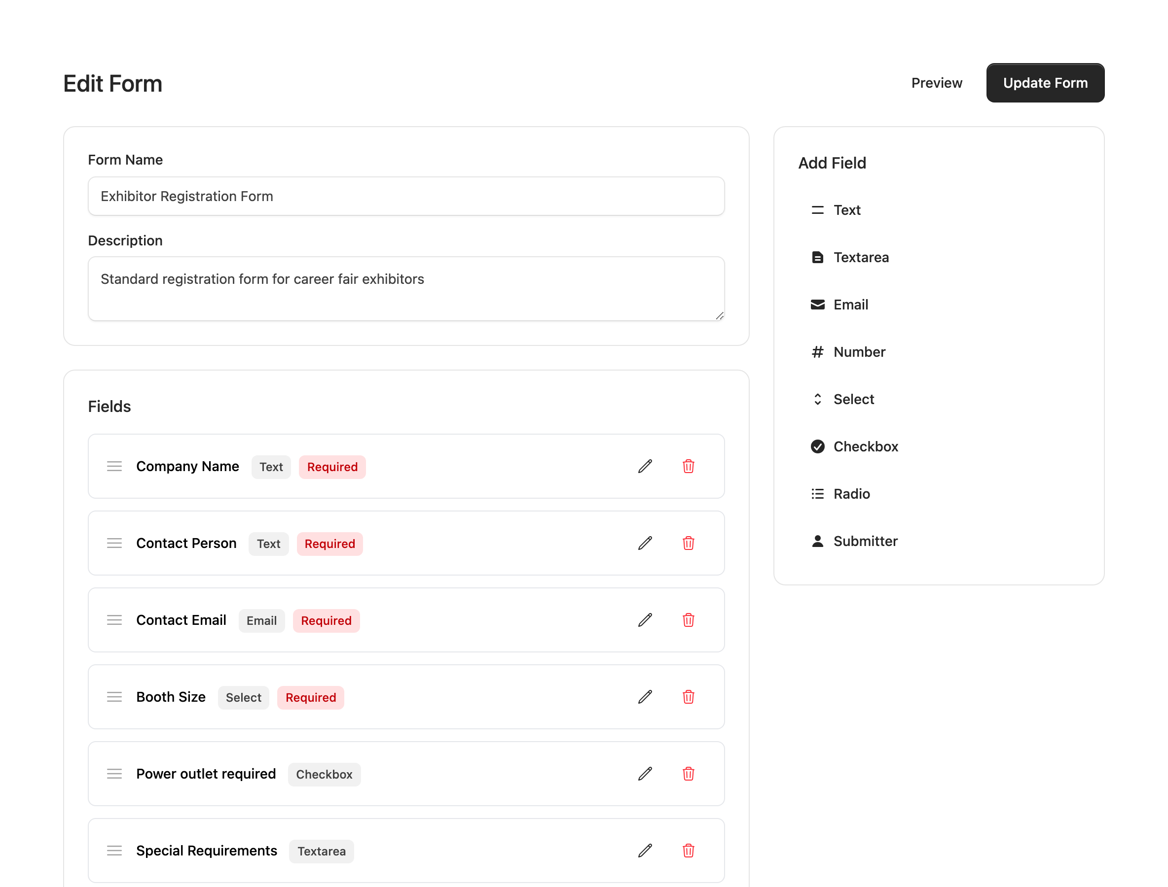 Powerful Form Builder